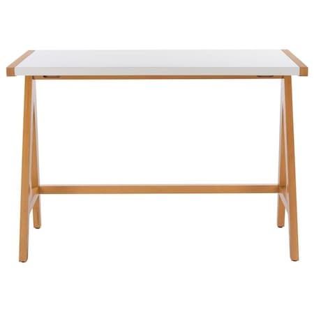 Safavieh 42 in. Ripley Desk, Oak & White DSK5001A